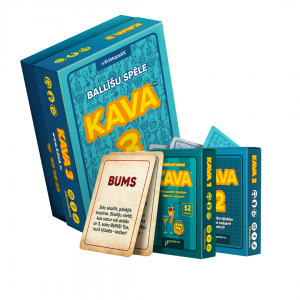 Komplekts Ballīšu spēle KAVA Visas 3 Daļas