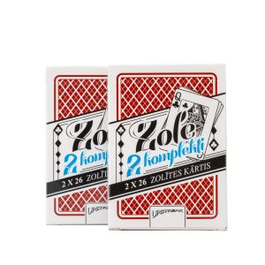 Plastikāta spēļu kārtis Zole 2gb